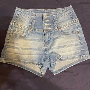 High waisted shorts